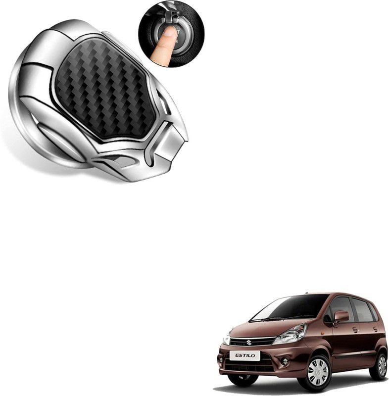 SEMAPHORE Carbon Fiber Design Car Start Stop Button Cover compatible with Zen Car Inverter