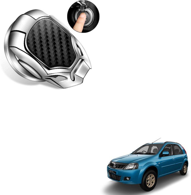 SEMAPHORE Carbon Fiber Design Car Start Stop Button Cover compatible with Verito Car Inverter
