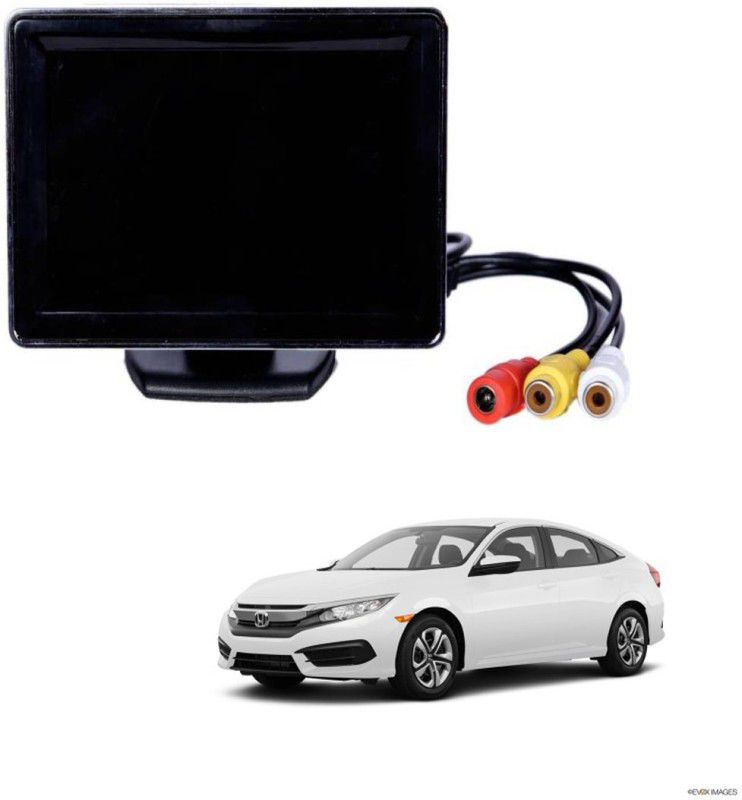 RWT 4.3 Inch Car Dashboard Screen for Honda Civic Black LED  (10.9 cm)