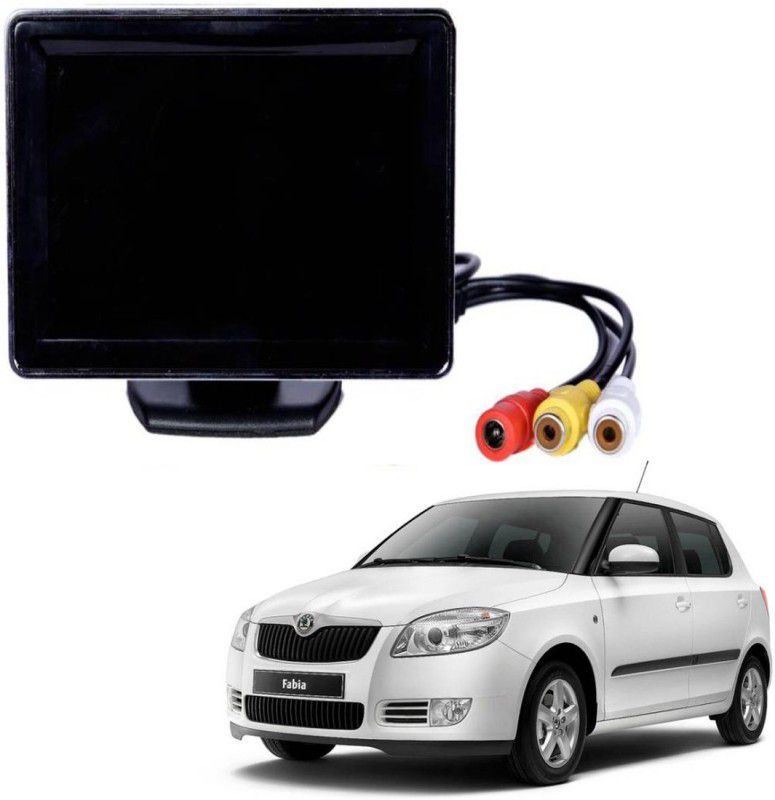 RWT 4.3 Inch Car Dashboard Screen for Skoda Fabia Black LED  (10.9 cm)