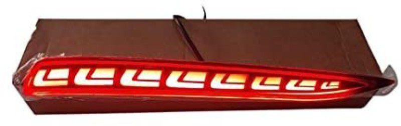 pitzone Rear Bumper Reflector LED Compatible for Hyundai Verna 2020 - Set of 2 Car Reflector Light  (Red)