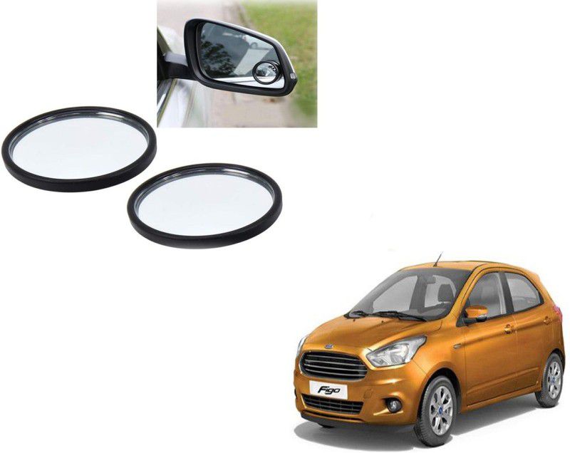 Autoinnovation 360° Convex Side Rear View Blind Spot Mirror for Ford Figo Glass Car Mirror Cover  (Ford Figo)