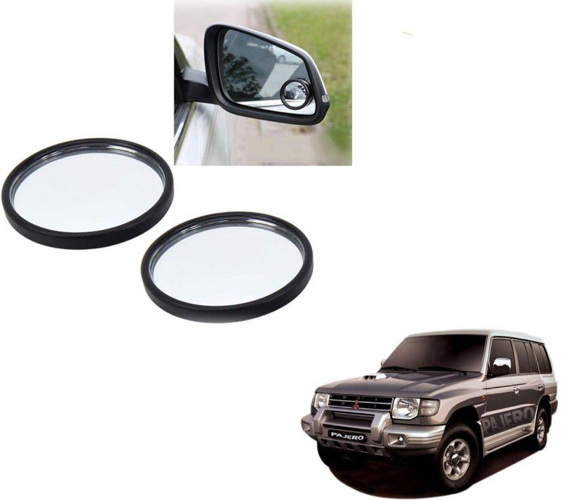 Autoinnovation 360° Convex Side Rear View Blind Spot Mirror for Mitsubishi Pajero 2002-2012 Glass Car Mirror Cover  (Mitsubishi Pajero)