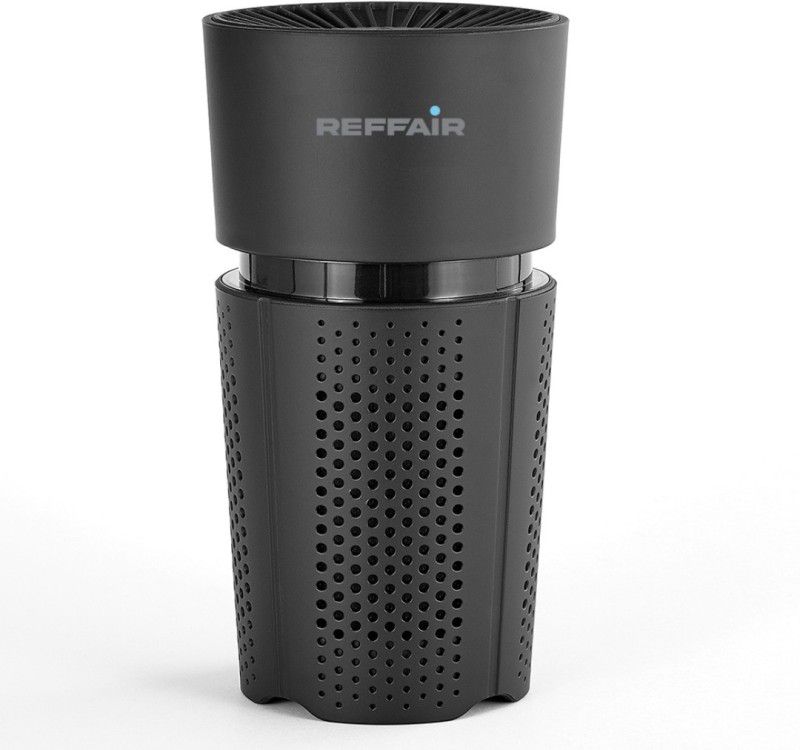 Reffair AX30 [AIR] Car Air Purifier [Internationally Tested] True HEPA Filter | Aromatherapy function Portable Car Air Purifier  (Black)