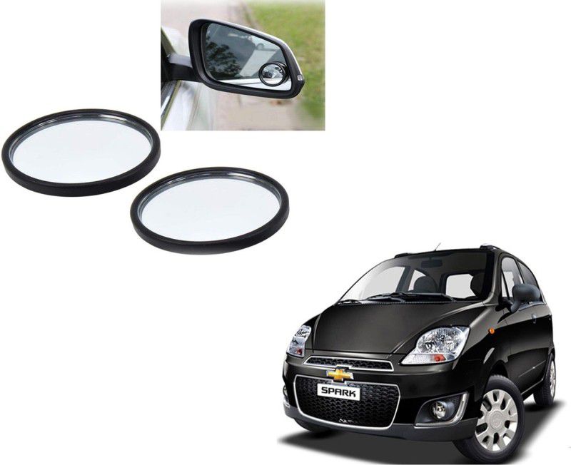 Autoinnovation 360° Convex Side Rear View Blind Spot Mirror for Chevrolet Spark Glass Car Mirror Cover  (Chevrolet Spark)
