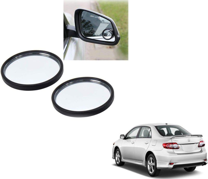 Autoinnovation 360° Convex Side Rear View Blind Spot Mirror for Toyota Corolla Glass Car Mirror Cover  (Toyota Corolla)