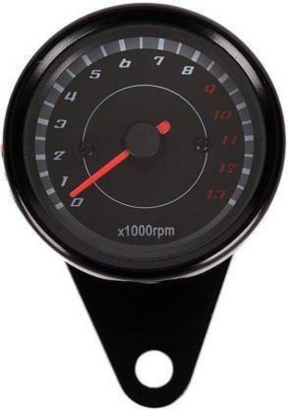 Auto Garh Motorcycle Speedometer Meter 13K RPM Shift Tachometer Gauge Analog Speedometer  (Universal For Bike Universal For Bike)