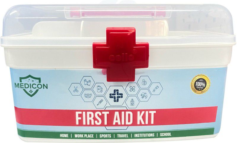 MEDICON MK01 First Aid Kit  (Home, Sports and Fitness, Vehicle, Workplace)