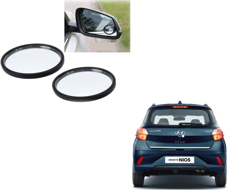 Autoinnovation 360° Convex Side Rear View Blind Spot Mirror for Hyundai Grand I-10 Nios Glass Car Mirror Cover  (HYUNDAI Grand i10 Nios AMT Sportz Petrol)