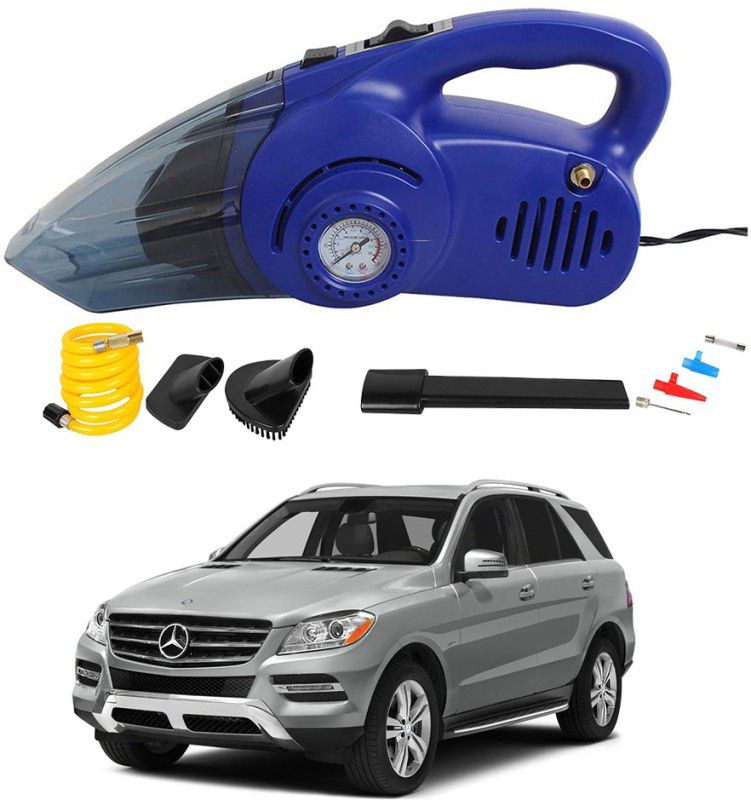 Oshotto 100W 2 in 1 Vacuum Cleaner cum Tyre Inflator for Mercedes-Benz ML-250/350 Car Vacuum Cleaner  (Blue)
