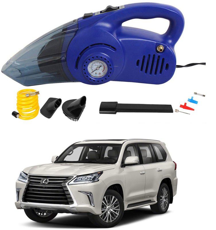 Oshotto 100W 2 in 1 Vacuum Cleaner cum Tyre Inflator for Lexus LX Car Vacuum Cleaner  (Blue)