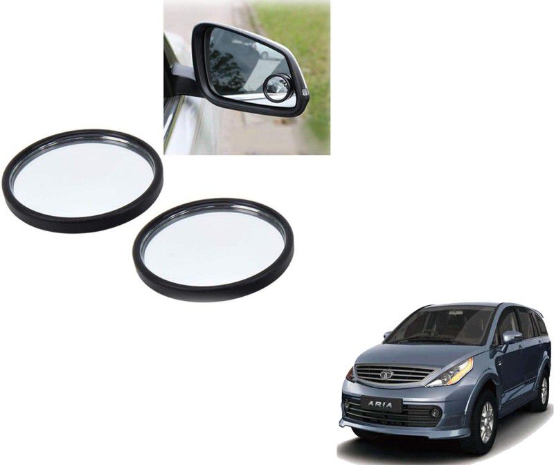 Autoinnovation 360° Convex Side Rear View Blind Spot Mirror for Tata Aria Glass Car Mirror Cover  (TATA Aria)