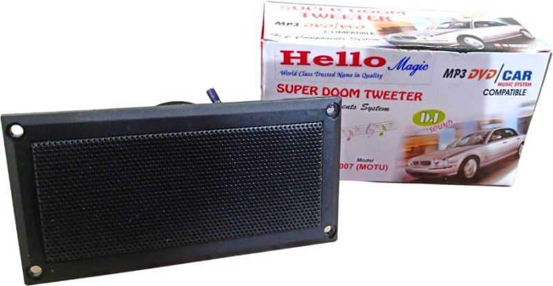 Hello magic Super Doom Tweeter Compatible for MP3 DVD/VCD Car Music System 1 pc Tweeter Car Speaker  (120 W)