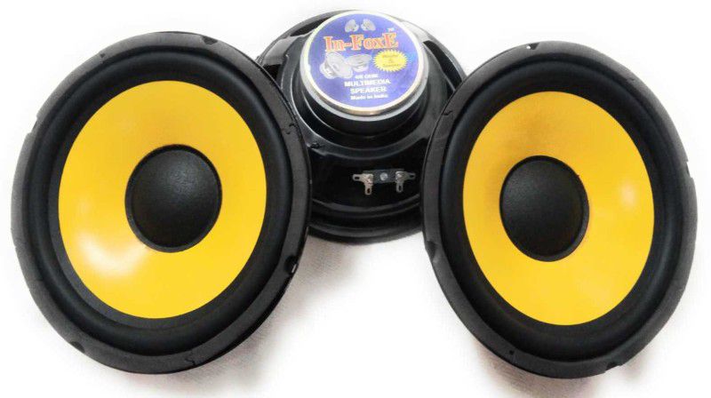 In-Foxe 8" Yellow subwoofer 2(pieces) 90*17 Megnet 8 Ohms Subwoofer  (Powered , RMS Power: 250 W)
