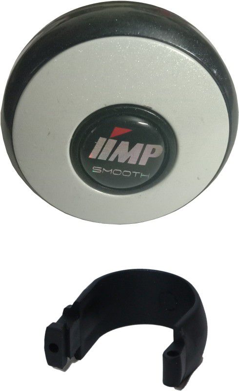 IIMP Plastic Car Steering Knob  (White, Black)