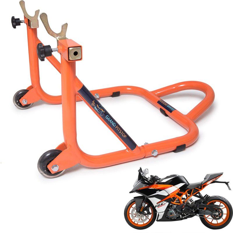 GrandPitstop Motorbike Accessories Universal Rear Paddock Stand with Swingarm Rest and Bobbin Fork for KTM Bike Storage Stand  (Floor Mount)