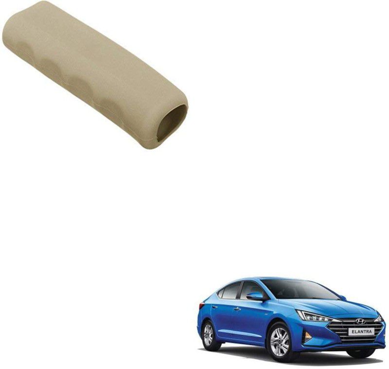 AAKICHI Car Handbrake Soft Rubber Cover Beige For Hyundai Accent Viva Car Handbrake Grip  (Beige)