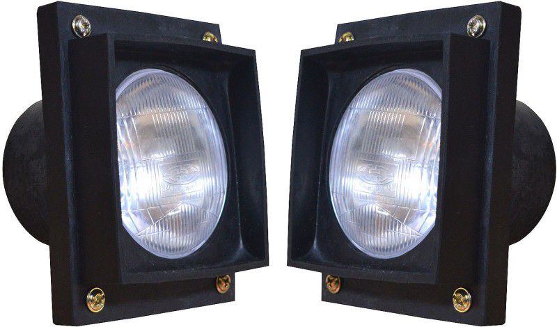 Apsmotiv Headlights Set with Rubber Gasket Suitable for Mahindra & Eicher Tractors Car Dash Indicator Lamp