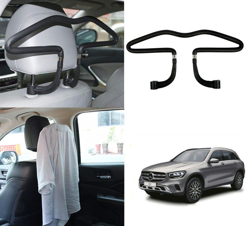 Oshotto Stainless Steel Car Coat Hanger For Mercedes-Benz Glc - Black Car Coat Hanger