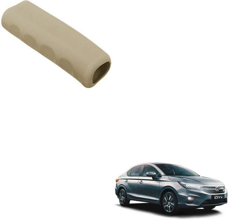 SEMAPHORE Car Handbrake Soft Rubber Cover Beige For Honda City Car Handbrake Grip  (Beige)