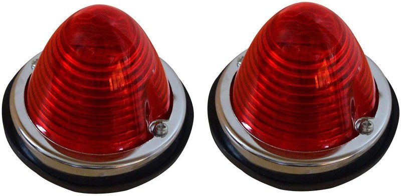 Apsmotiv Side Marker 24v Suitable for Trailer Bus Trucks Lorry Vehicle Car Lights (Red) Car Dash Indicator Lamp