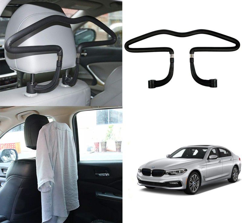 Oshotto Stainless Steel Car Coat Hanger For BMW 5 Series - Black Car Coat Hanger