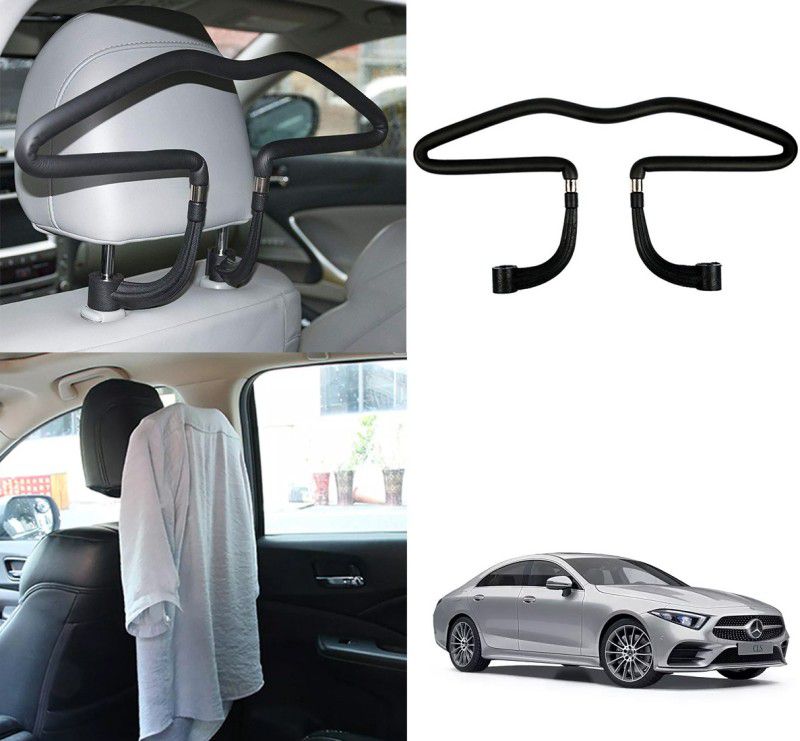 Oshotto Stainless Steel Car Coat Hanger For Mercedes-Benz CLS - Black Car Coat Hanger