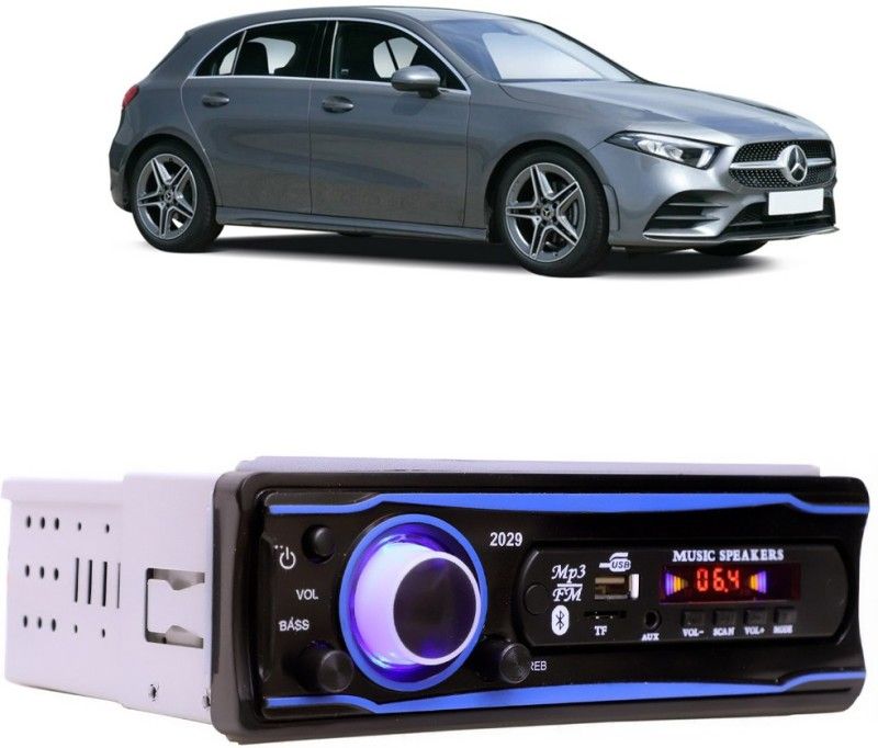 JBRIDERZ Blue Stereo-2029 BLUETOOTH/USB/SD/AUX/FM/MP3 (BLUE & Black)-365 Car Stereo  (Single Din)