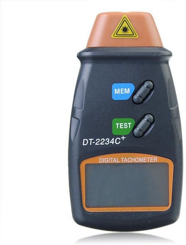 Real Instruments Digital Non Contact Tachometer DT-2234C+ RPM Gauge Speed Measuring Instrument Digital Speedometer  (Universal For Car CD)