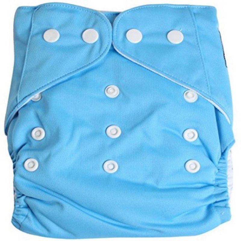 SS Sales Adjustable Baby Diapers & Changing Pads Cotton Washable Reusable Nappy Ages 0 to 2 years. (Pack Of 1) - New Born