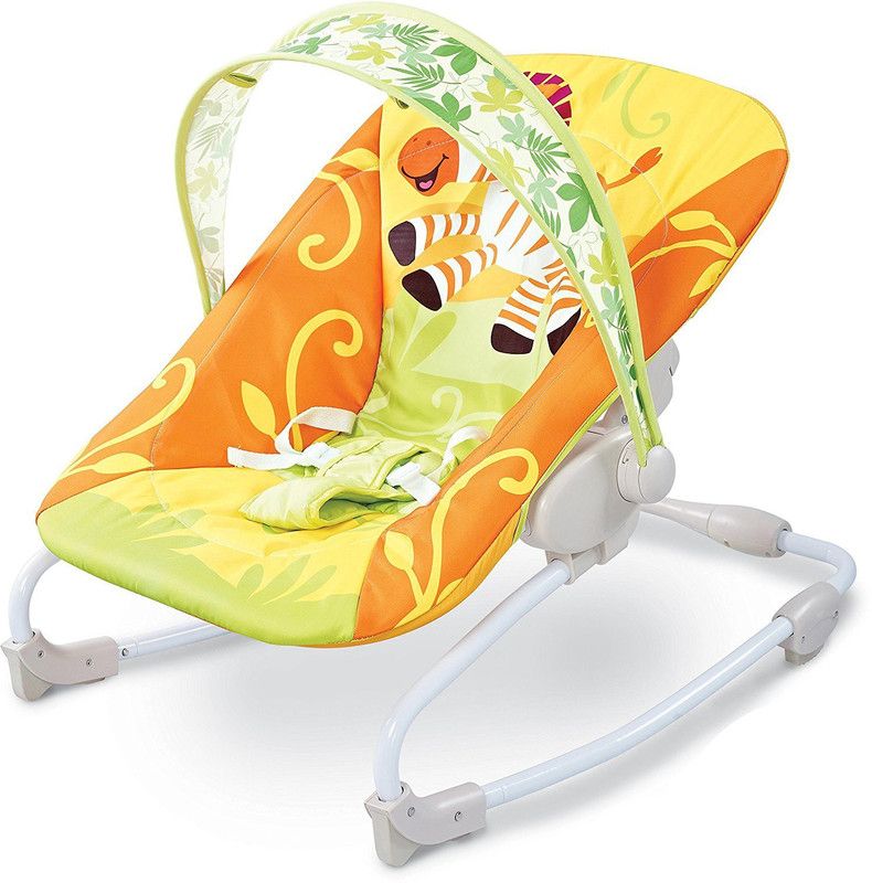Webby Newborn to Toddler Portable Baby Rocker Rocker  (Multicolor)