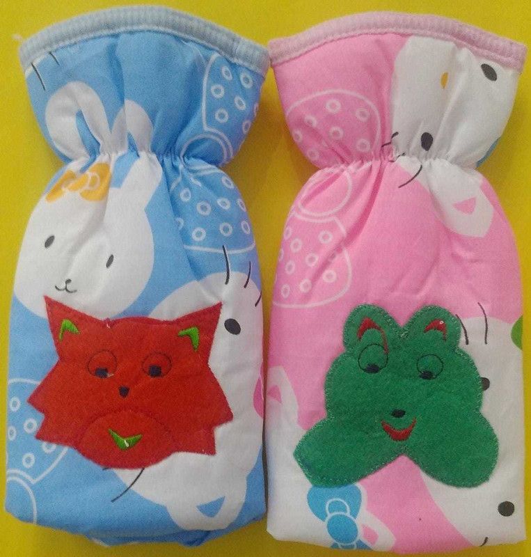 PADDY BABY Baby Feeding Cotton Bottle Cover - Pack of 2 -250ml (Multicolor) (Multicolor)  (Multicolor)