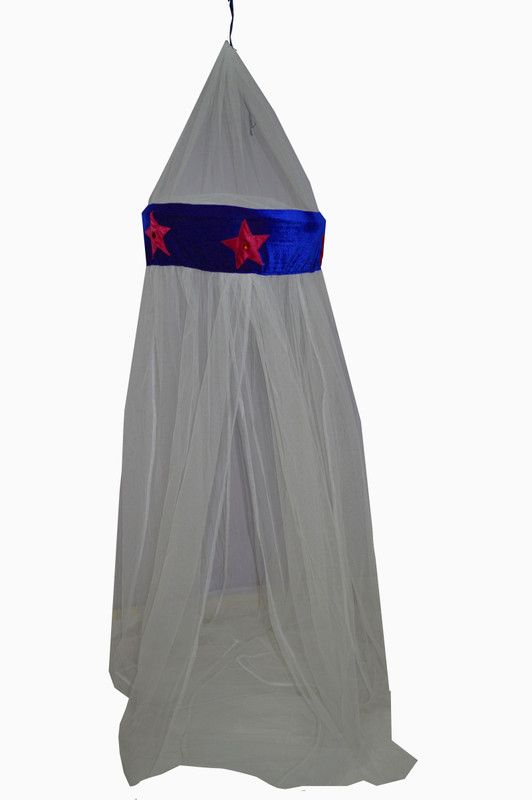 Creative Textiles Nylon Kids Washable Cots & Cribs Mosquito Net  (Multicolor, Ceiling Hung)