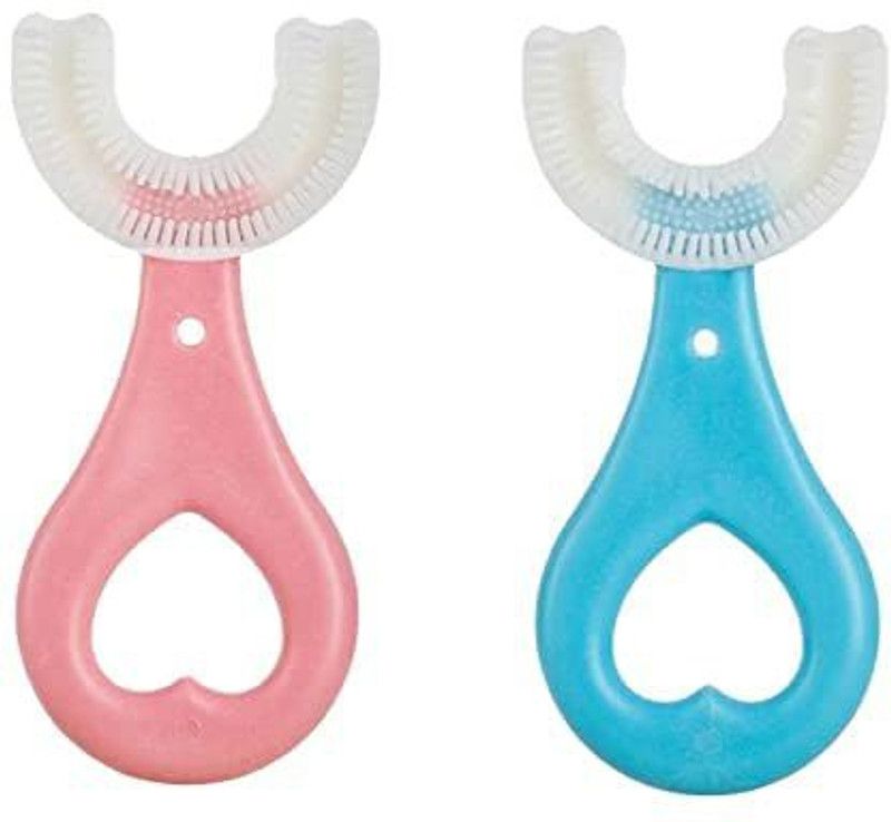 ASHVI CITY U-shape toothbrush (2Pcs) 19 Extra Soft Toothbrush  (2 Toothbrushes)