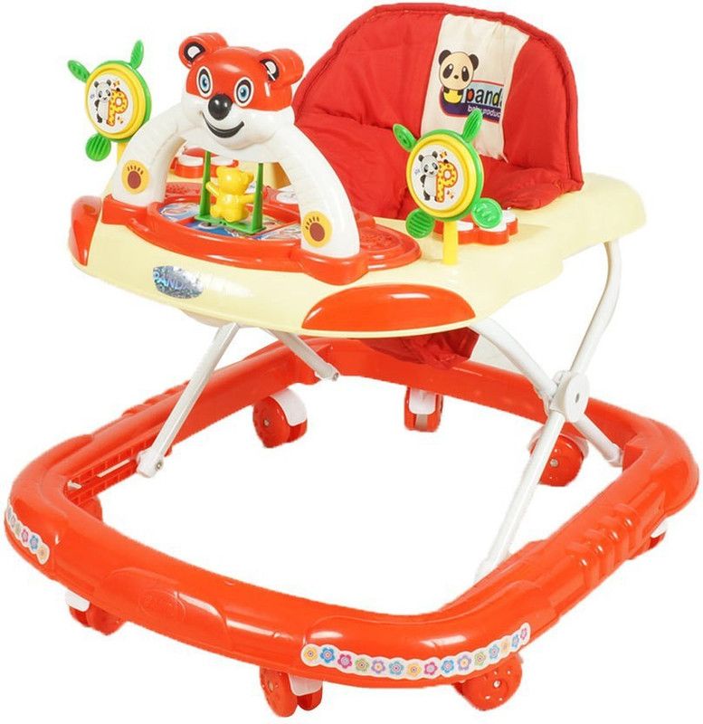 Panda Creation Activity Walker With Parent Rod  (Red)