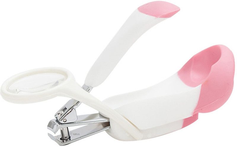 NIRVA High Quality Stainless Steel Magnifying Glass Fingernails Baby Nail Clipper,Cutter