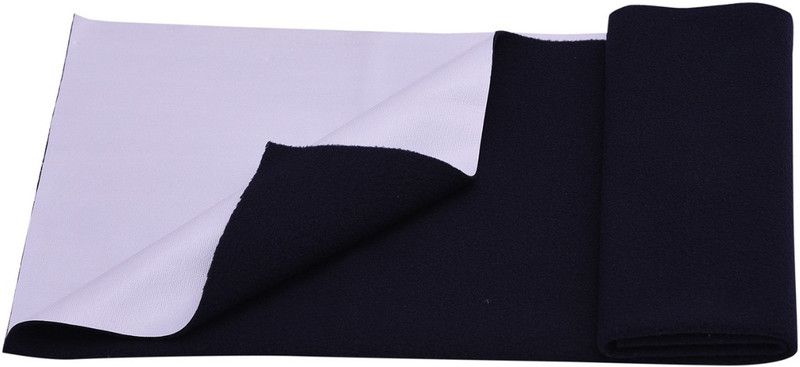 DecorSolution Fleece Baby Bed Protecting Mat  (Navy Blue, Large)