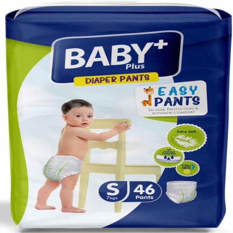 Shishu Baby Plus Baby Diaper Pants Large - S (46 Pieces) - S  (46 Pieces)