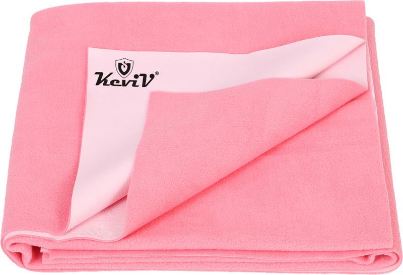 Keviv Cotton Baby Bed Protecting Mat  (Salmon Rose, Extra Large)