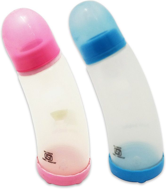 Born Babies Soft Silicone Nipple, BPA-Free,Non-Toxic, Anti-Colic Milk for New Born - 250 ml  (Green)