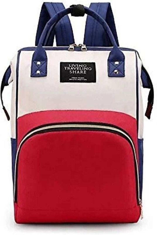 AVIKA Baby Diaper Nappy Changing Bag Travel Shoulder Bag baby bag  (Blue, Red, Multicolor)