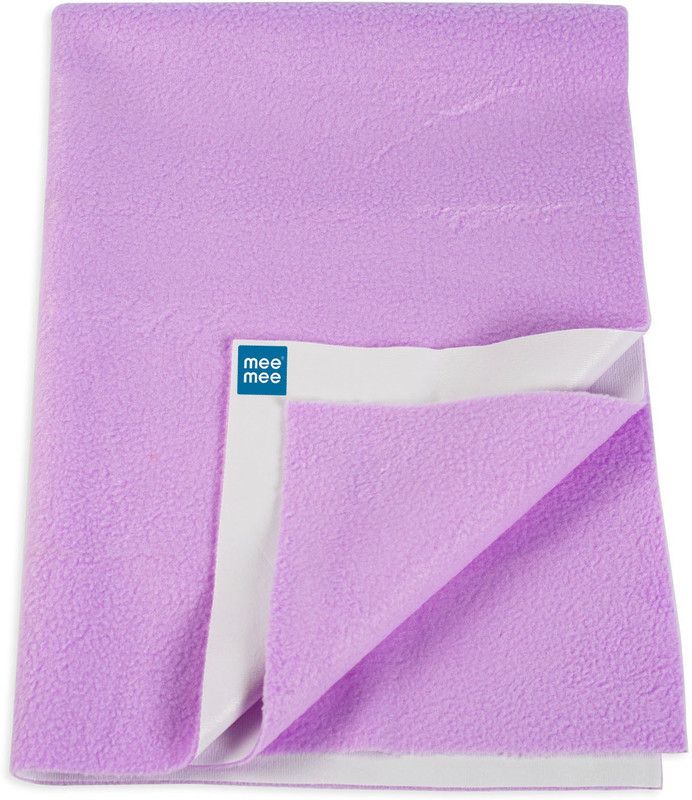 MeeMee Microfiber Baby Bed Protecting Mat  (Purple, Extra Large)
