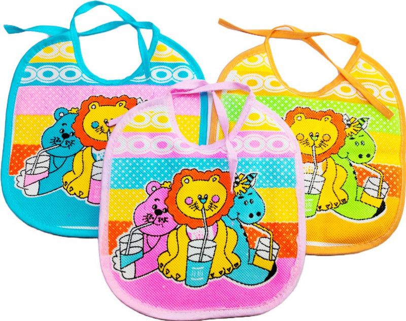 Kotton Candy Water Proof Baby Bibs  (MultiColor)