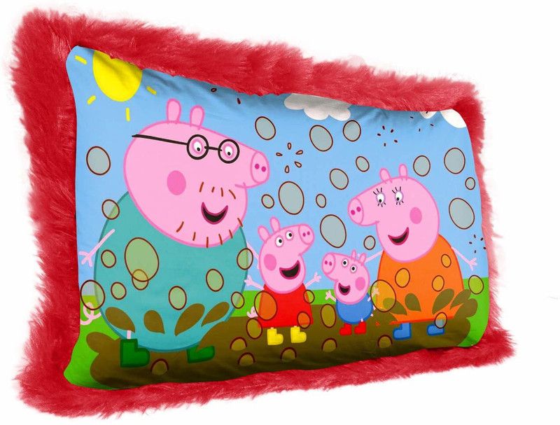 Anil Enterprises Cartoon Printed Toddler Kids, Baby Pillow Silky Soft Microfiber Microfibre Toons & Characters Baby Pillow Pack of 1  (Multicolor)