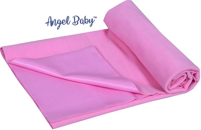 Angel Baby Cotton Baby Bed Protecting Mat  (Light pink, Small)