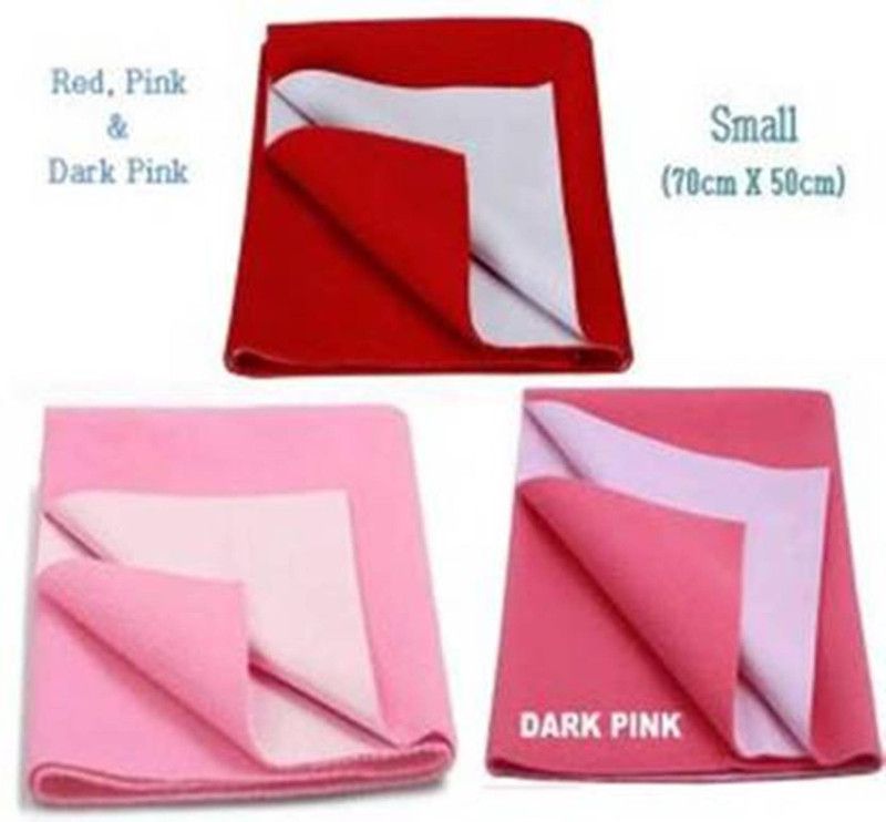 Majron Cotton Baby Bed Protecting Mat  (Multicolor, Small, Pack of 3)