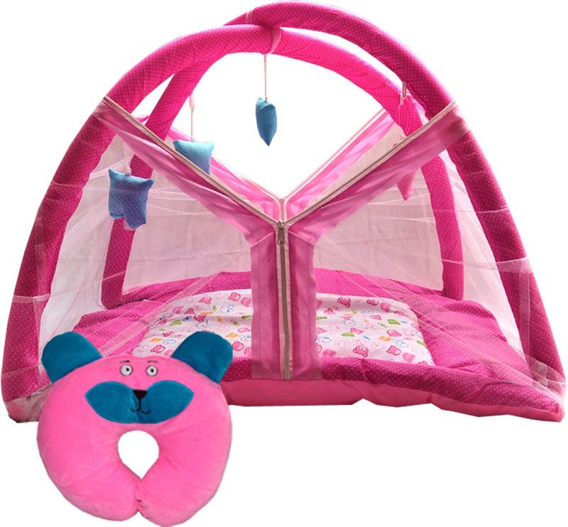 Swito Mart Cotton Baby Bed Sized Bedding Set  (Pink Color)