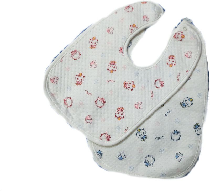 Warda Bibs pack of 2  (White)