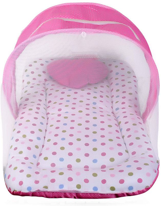 Pank-Smith Polycotton Baby Bed Sized Bedding Set  (Pink)