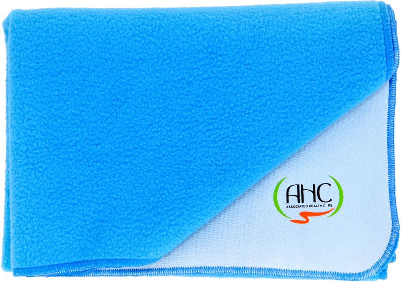AHC Microfiber Baby Bed Protecting Mat  (Firoza, Medium)